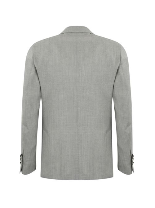 Giacca Iconic Drop 7 reg in misto lana, viscosa e lino grigio chiaro LARDINI | ES688AE ESIF64507910